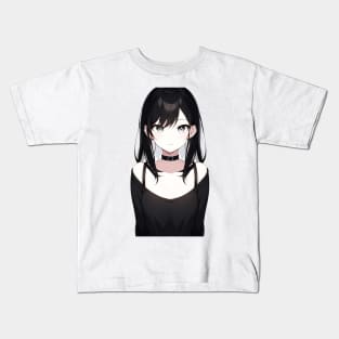 anime girl art Kids T-Shirt